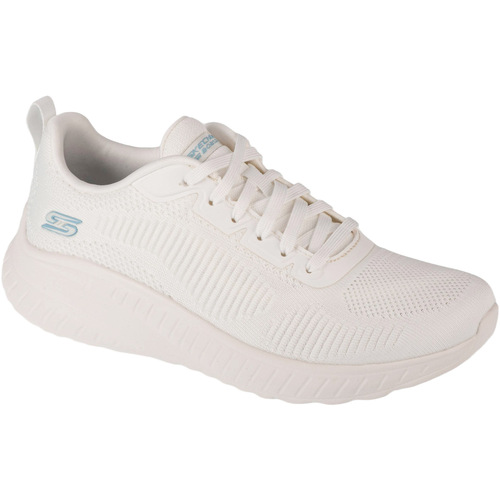 Skor Dam Sneakers Skechers Bobs Squad Chaos - Face Off Vit