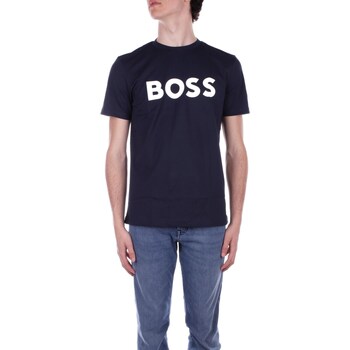textil Herr T-shirts BOSS 50481923 Blå