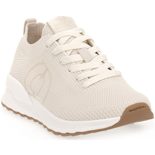 Skor Dam Sneakers Ecoalf OFF WHITE CONDENKNIT Vit