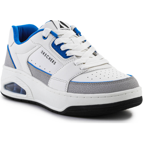 Skor Herr Sneakers Skechers Uno Court - Low-Post 183140-WBL Vit