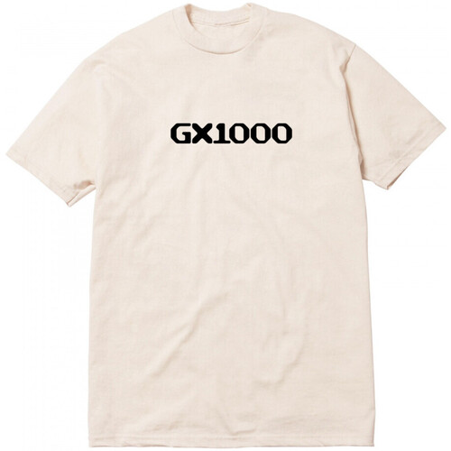 textil Herr T-shirts & Pikétröjor Gx1000 T-shirt og logo Beige