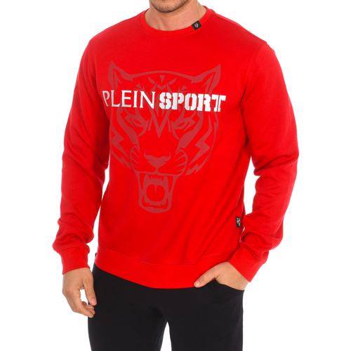 textil Herr Sweatshirts Philipp Plein Sport FIPSG600-52 Röd