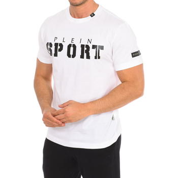 textil Herr T-shirts Philipp Plein Sport TIPS400-01 Vit