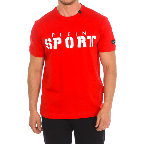 textil Herr T-shirts Philipp Plein Sport TIPS400-52 Röd