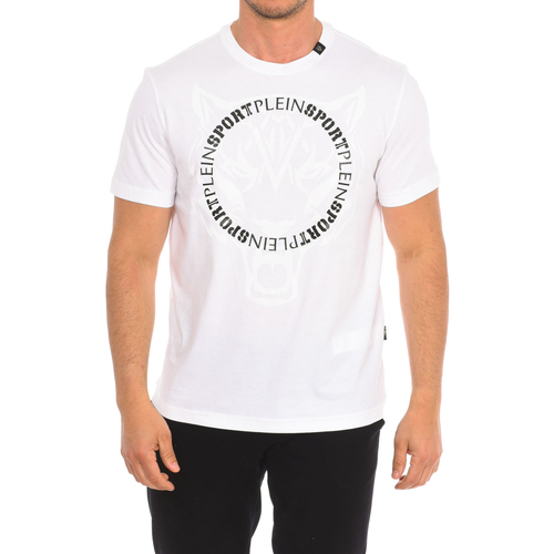 textil Herr T-shirts Philipp Plein Sport TIPS402-01 Vit
