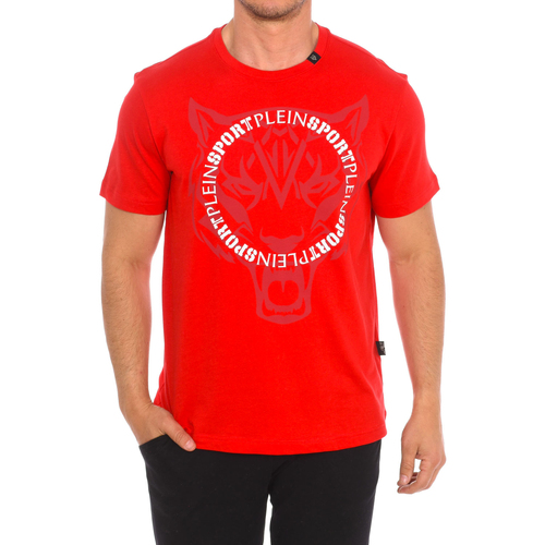 textil Herr T-shirts Philipp Plein Sport TIPS402-52 Röd