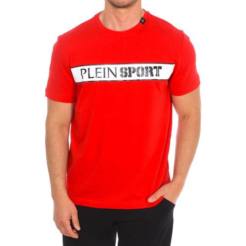 textil Herr T-shirts Philipp Plein Sport TIPS405-52 Röd