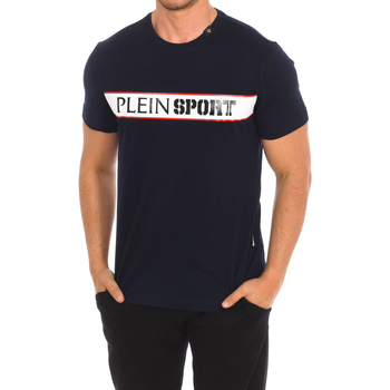 textil Herr T-shirts Philipp Plein Sport TIPS405-85 Marin
