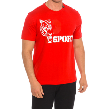 textil Herr T-shirts Philipp Plein Sport TIPS410-52 Röd