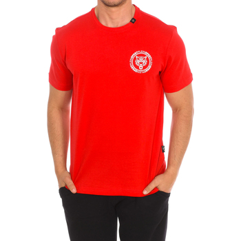 textil Herr T-shirts Philipp Plein Sport TIPS412-52 Röd