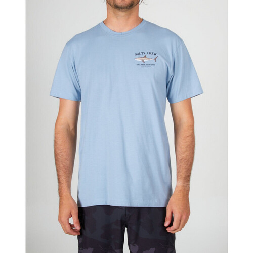textil Herr T-shirts & Pikétröjor Salty Crew Bruce premium s/s tee Blå
