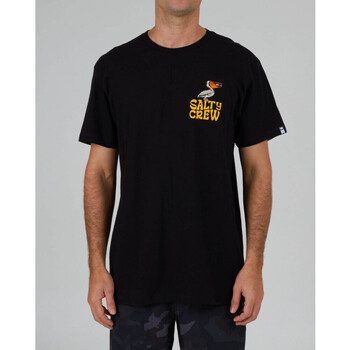 textil Herr T-shirts & Pikétröjor Salty Crew Seaside standard s/s tee Svart