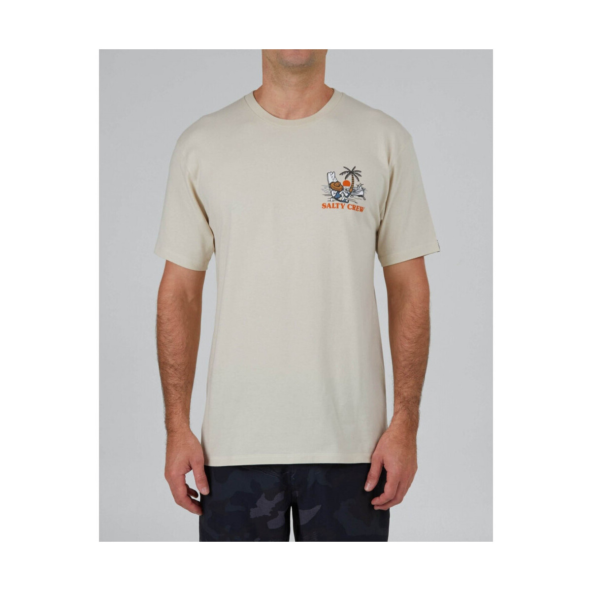 textil Herr T-shirts & Pikétröjor Salty Crew Siesta premium s/s tee Beige