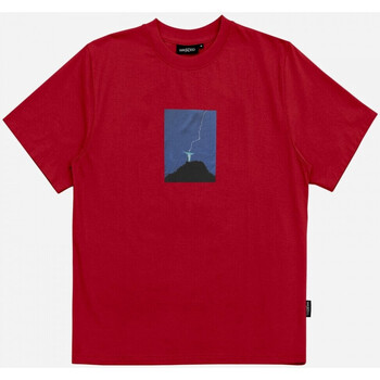 textil Herr T-shirts & Pikétröjor Wasted T-shirt spell Röd