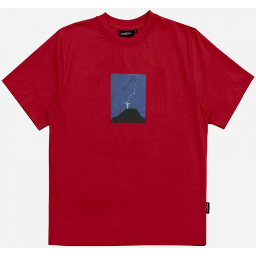 textil Herr T-shirts & Pikétröjor Wasted T-shirt spell Röd