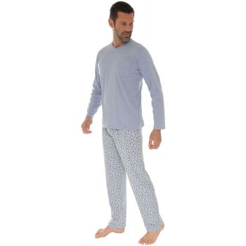 textil Herr Pyjamas/nattlinne Christian Cane HEDOR Blå