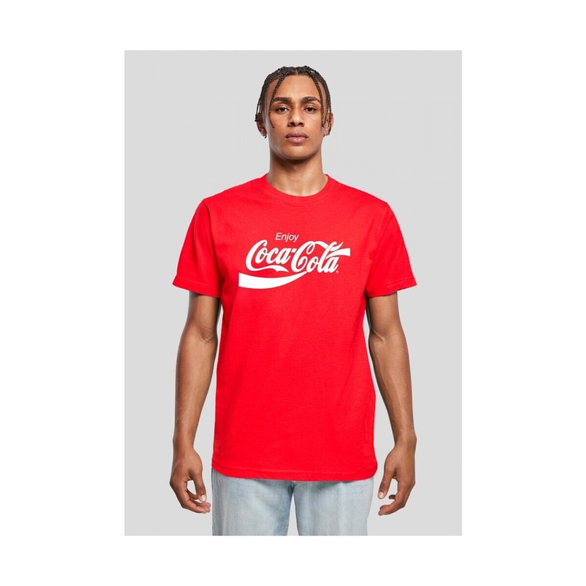 textil Herr T-shirts Urban Classics  Röd