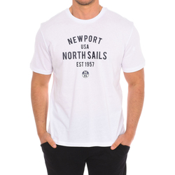 textil Herr T-shirts North Sails 9024010-101 Vit