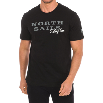 textil Herr T-shirts North Sails 9024030-999 Svart