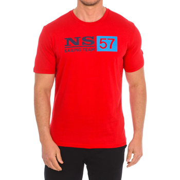 textil Herr T-shirts North Sails 9024050-230 Röd