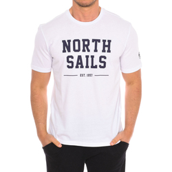 textil Herr T-shirts North Sails 9024060-101 Vit