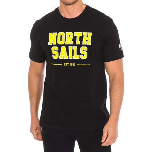 textil Herr T-shirts North Sails 9024060-999 Svart