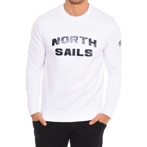 textil Herr Sweatshirts North Sails 9024170-101 Vit