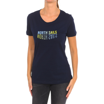 textil Dam T-shirts North Sails 9024290-800 Marin