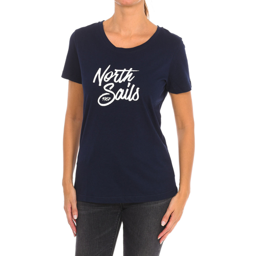textil Dam T-shirts North Sails 9024300-800 Marin