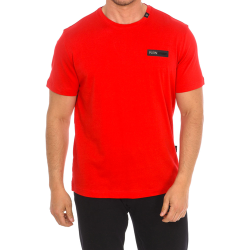 textil Herr T-shirts Philipp Plein Sport TIPS414-52 Röd