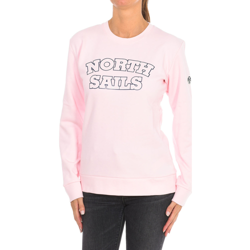 textil Dam Sweatshirts North Sails 9024210-158 Rosa