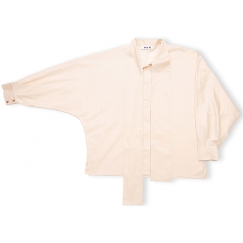 textil Dam Blusar 10 To 10 Bow Shirt - Salmon Pink Orange