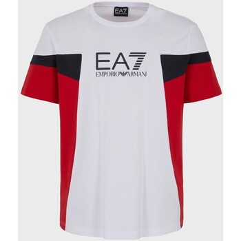 textil Herr T-shirts Ea7 Emporio Armani  Flerfärgad