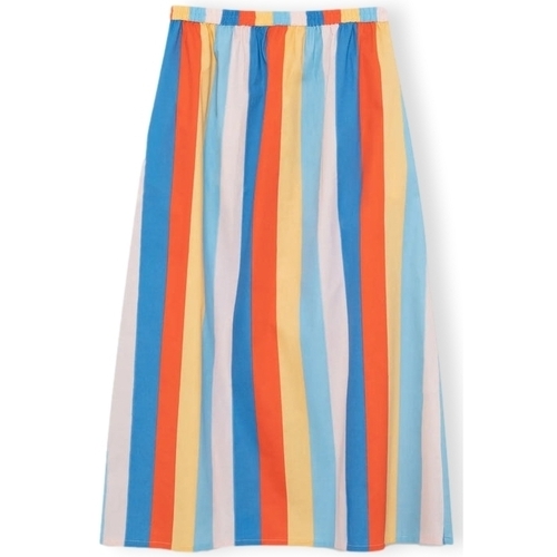 textil Dam Kjolar Compania Fantastica COMPAÑIA FANTÁSTICA Skirt 40108 - Stripes Flerfärgad