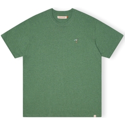 textil Herr T-shirts & Pikétröjor Revolution T-Shirt Loose 1366 GIR - Dust Green Melange Grön