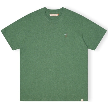 textil Herr T-shirts & Pikétröjor Revolution T-Shirt Loose 1366 GIR - Dust Green Melange Grön