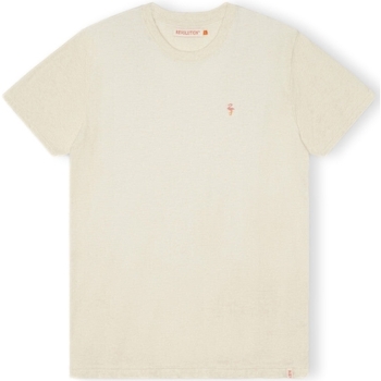 Revolution T-Shirt Regular 1364 FLA - Off White/Mel Vit