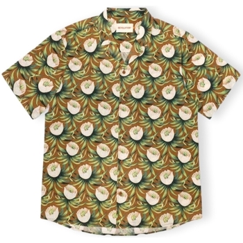 textil Herr Långärmade skjortor Revolution Shirt 3912 - Brown Brun