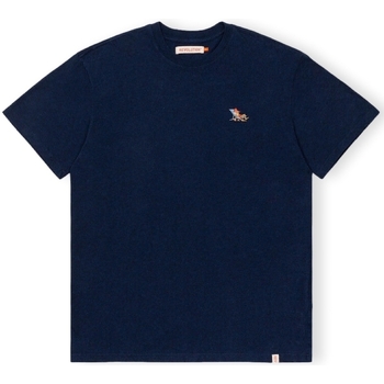 textil Herr T-shirts & Pikétröjor Revolution T-Shirt Loose 1264 LAZ - Navy Blå