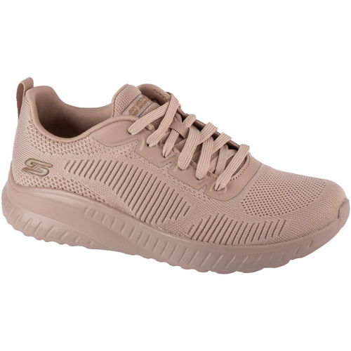 Skor Dam Sneakers Skechers Bobs Squad Chaos - Face Off Beige
