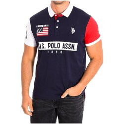 textil Herr T-shirts & Pikétröjor U.S Polo Assn. 58877-177 Blå