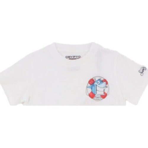 textil Pojkar T-shirts Mc2 Saint Barth TSH0001 03060F Vit