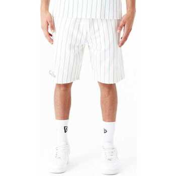 textil Herr Shorts / Bermudas New-Era Ne pinstripe shorts newera Vit