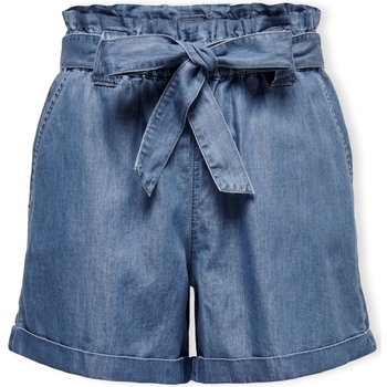 textil Dam Shorts / Bermudas Only Noos Bea Smilla Shorts - Medium Blue Denim Blå
