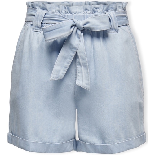 textil Dam Shorts / Bermudas Only Noos Bea Smilla Shorts - Light Blue Denim Blå