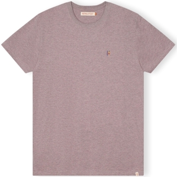 textil Herr T-shirts & Pikétröjor Revolution T-Shirt Regular 1364 POS - Purple Melange Violett