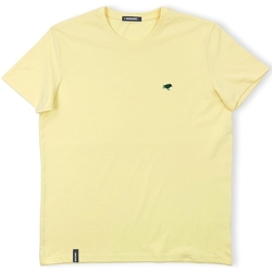 textil Herr T-shirts & Pikétröjor Organic Monkey Ninja T-Shirt - Yellow Mango Gul