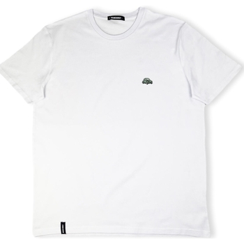textil Herr T-shirts & Pikétröjor Organic Monkey Summer Wheels T-Shirt - White Vit