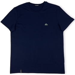 textil Herr T-shirts & Pikétröjor Organic Monkey Summer Wheels T-Shirt - Navy Blå