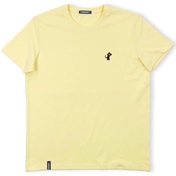 textil Herr T-shirts & Pikétröjor Organic Monkey Ay Caramba T-Shirt - Yellow Mango Gul